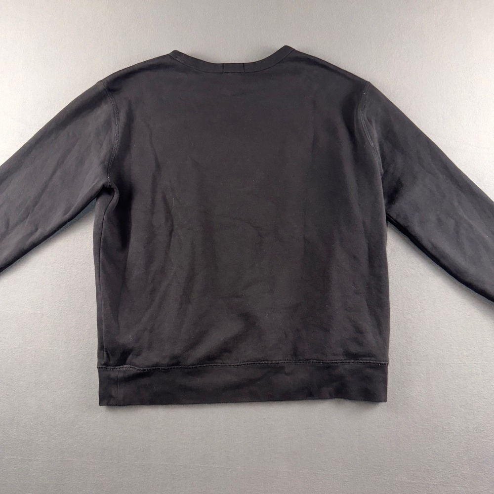 Polo Ralph Lauren Kids XL 18-20 Black Yellow Logo Fleece Crewneck Sweatshirt - Picture 8 of 8